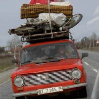 el CMPA de mudanza (coche antiguo con carga superior)